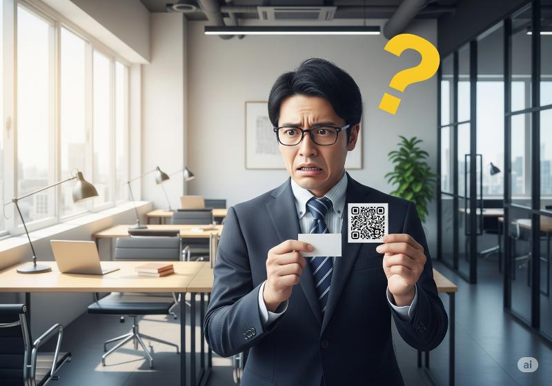 名刺にQRコードはなぜ必要？営業パーソンの「困った！」を解決