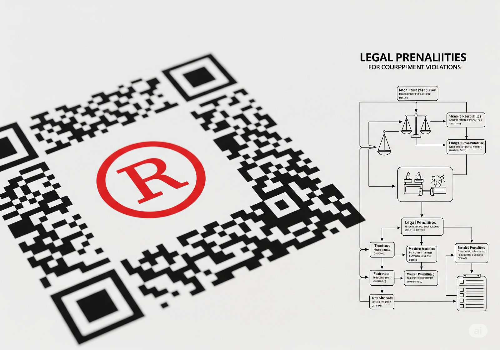 QRコードに商標表記は必須？知っておくべき商標登録と罰則の真実
