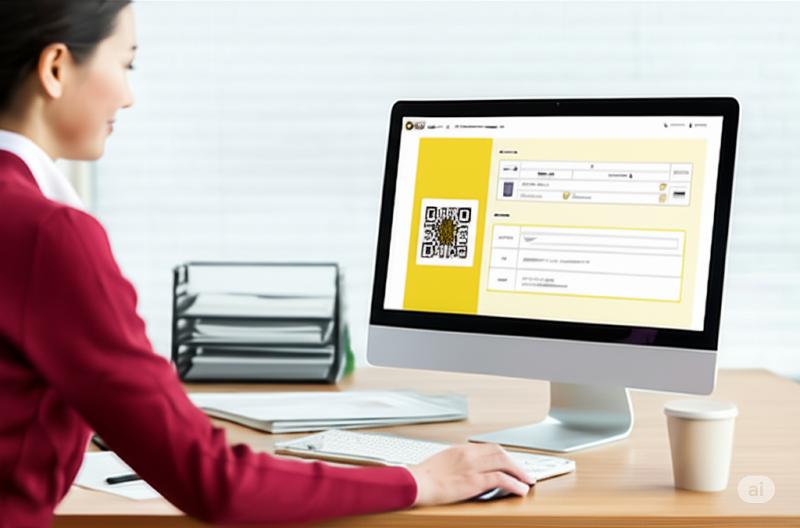 QR1を操作していいる女性のイメージ