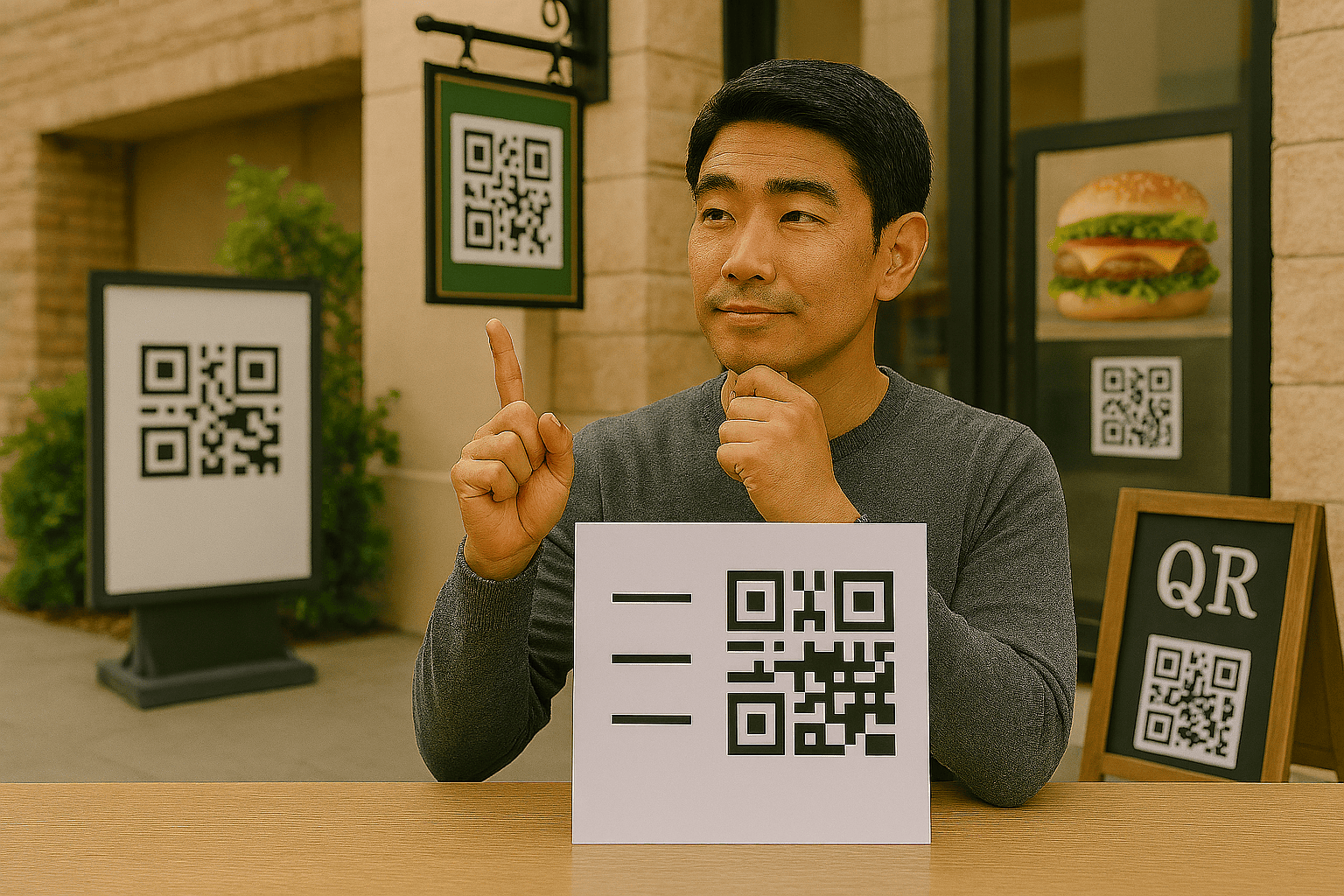 どんな看板にも対応！QRコード活用アイデア【看板の種類別】