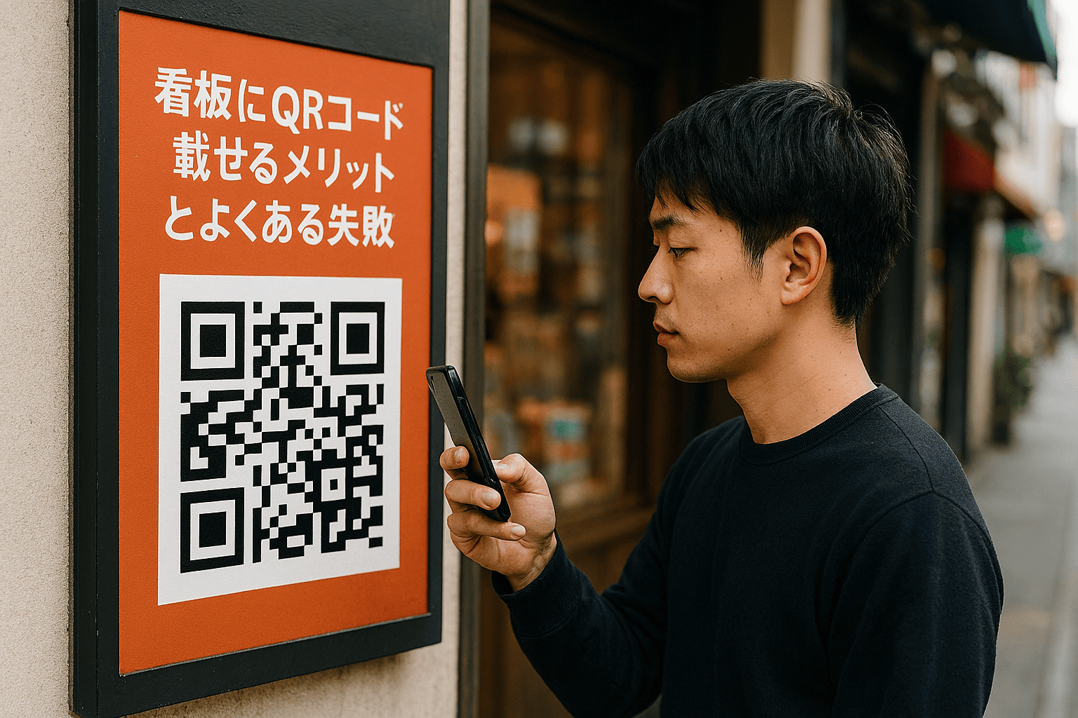 看板にQRコードを載せるメリットとよくある失敗